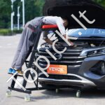 Sulankstoma viršutinė automobilio remonto platforma su ratukais 126 iki 192 cm iki 181 kg - Image 7