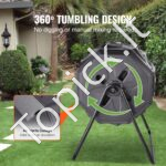 Komposteris 162,7 L, pasukamas, 735 x 625 x 955 mm, 50 kg talpa su pirštinėmis - Image 5