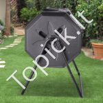 Komposteris 162,7 L, pasukamas, 735 x 625 x 955 mm, 50 kg talpa su pirštinėmis - Image 8