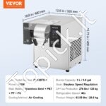 Komercinė smulkinto ledo mašina 125 kg/24h, ledo skustuvas iš nerūdijančio plieno - Image 3