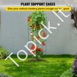 Augalų atraminiai narvai daržovėms/vaisiams/gėlėms 117x30x30 cm 10 vnt - Image 2