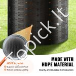 Greitas komposteris 1000L, 90x100 cm, HDPE plastikas - Image 4