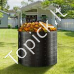 Greitas komposteris 1000L, 90x100 cm, HDPE plastikas - Image 8