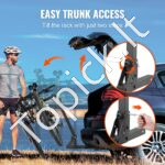 Dviračių laikiklis su kabliu automobiliui iki 70 kg, 4 vnt - Image 3