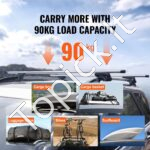 Automobiliu universalus stogo bagažinės skersinis 120 cm - Image 3