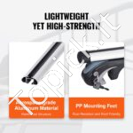 Automobiliu universalus stogo bagažinės skersinis 120 cm - Image 4