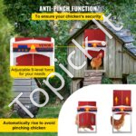 Automatinės vištidės durys  25,4 x 30,5 cm - Image 4