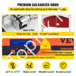 Automatinės vištidės durys  25,4 x 30,5 cm - Image 5