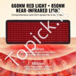 LED šviesos terapijos kilimėlis skausmo mažinimui ir raumenų atsipalaidavimui 400 led - Image 2