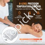 Elektrinė šildoma antklodė su laikmačiu 185x77cm - Image 2