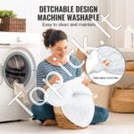 Elektrinė šildoma antklodė su laikmačiu 185x77cm - Image 5