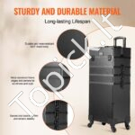 5 in 1 Daugiafunkcinis makiažo ir kosmetikos transportavimo lagaminas - Image 4