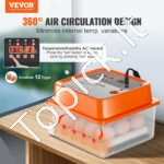 Kiaušinių inkubatorius, automatinis kiaušinių sukimas 12 vnt - Image 2