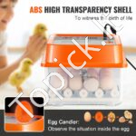 Kiaušinių inkubatorius, automatinis kiaušinių sukimas 12 vnt - Image 5