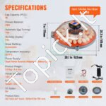 Kiaušinių inkubatorius, automatinis kiaušinių sukimas 48 vnt - Image 6