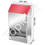 Metalinis maisto tiektuvas/šeryklą paukščiams13,6 kg - Image 8