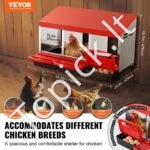 Metalinė 3 skyrių vištų lizdavietė 796x525x475mm - Image 2