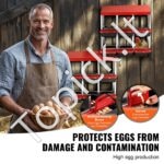 Metalinė 6 skyrių vištų lizdavietė 796x525x790mm - Image 4