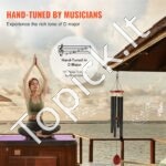 Vėjo varpeliai laukui 1042xØ153mm juodas - Image 3