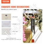 Vėjo varpeliai laukui 1042xØ153mm juodas - Image 7