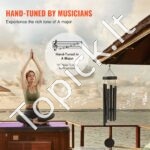 Vėjo varpeliai laukui 1473xØ230mm juodos spalvos - Image 3