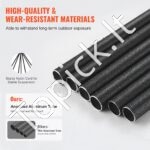 Vėjo varpeliai laukui 1473xØ230mm juodos spalvos - Image 5