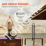 Vėjo varpeliai laukui 1524xØ230mm juodos spalvos - Image 3