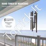 Vėjo varpeliai laukui 1677xØ250mm juodas - Image 3