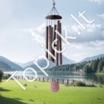 Vėjo varpeliai laukui 1143xØ200mm bronzinis - Image 8