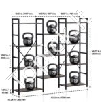 Metalinė knygų lentyna 11 pakopų 158x26x139cm - Image 2