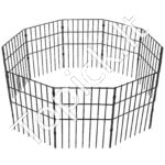 10 dekoratyvinių sodo tvorų rinkinys 44 x 33 cm - Image 9