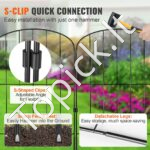 Dekoratyvinė sodo tvora 61x33 cm 28 vnt - Image 4