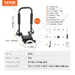 Baidarių stogo bagažinė/laikiklis automobiliams 1 vnt - Image 6