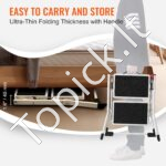 2 žingsnių pakopa/kopėčios 500x480x450mm 150kg - Image 3