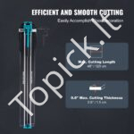 Profesionalus plytelių pjoviklis, 1,2 m, dvigubas bėgis, 4-15 mm storis. - Image 7