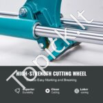 Profesionalus plytelių pjoviklis, 1,2 m, dvigubas bėgis, 4-15 mm storis. - Image 4