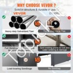 Automobilių stoginė 180 g/m²  3x6x2.8m Pilka - Image 2