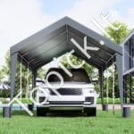 Automobilių stoginė 180 g/m²  3x6x2.8m Pilka - Image 7