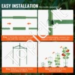 Daržovių/vaisių palaikymo narvai 6 vnt 122 cm - Image 4