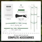 Daržovių/vaisių palaikymo narvai 6 vnt 122 cm - Image 5