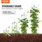 Daržovių/vaisių palaikymo narvai 4 vnt 160cm - Image 2