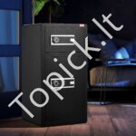 Dviejų durų baldinis seifas su slaptažodžiu ir raktu – 43 x 39 x 83 cm 156L - Image 7