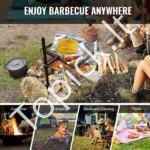 Plieninės atviros ugnies kepimo grotelės 405 x 405 mm 6 kg - Image 5