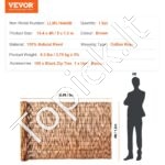 Nendrių tvora kraštovaizdžio apželdinimui 5x1,2m 1 vnt rudos spalvos - Image 6