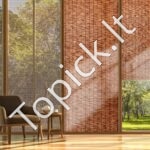 Nendrių tvora kraštovaizdžio apželdinimui 5x1,2m 1 vnt rudos spalvos - Image 7