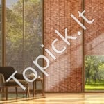 Nendrių tvora kraštovaizdžio apželdinimui 5x1,7m 1 vnt rudos spalvos - Image 7