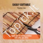 Nendrių tvora kraštovaizdžio apželdinimui 5x1,2 m 2 vnt rudos spalvos - Image 3