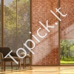 Nendrių tvora kraštovaizdžio apželdinimui 5x1,2 m 2 vnt rudos spalvos - Image 7