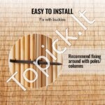 Nendrių tvora kraštovaizdžio apželdinimui 3x1m 1 vnt - Image 4