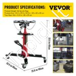 Variklių/pavarų dėžės hidraulinis domkratas 600 kg  85-170 cm - Image 7